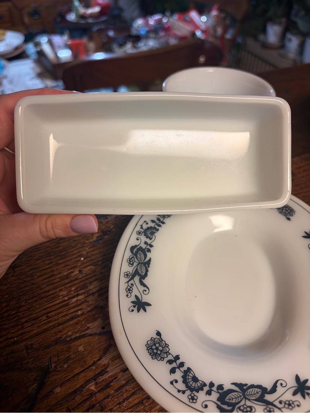 Pyrex Blue Onion Pieces - Picture 4 of 8